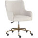 Franklin Beige Linen Office Chair
